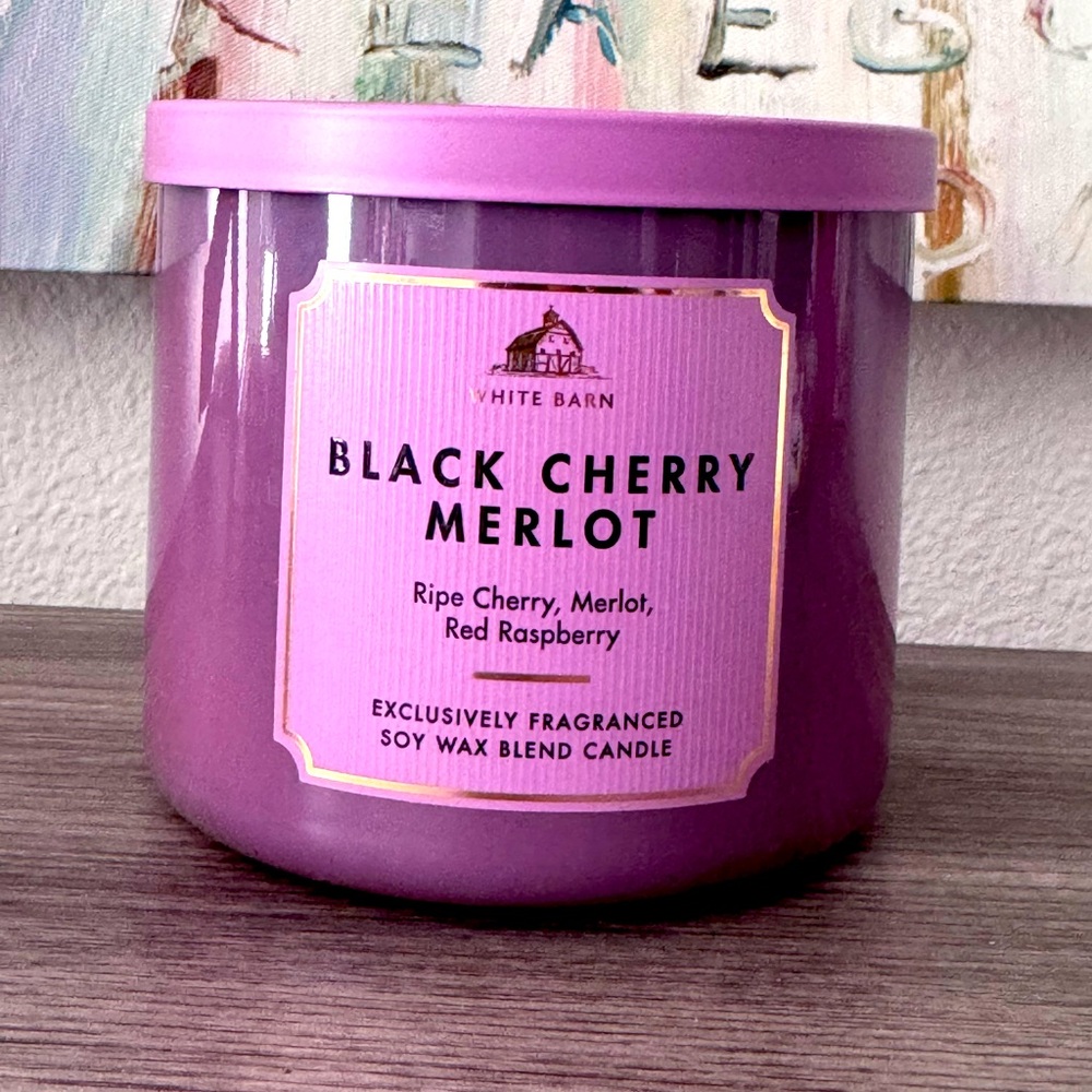 Black Cherry Merlot Candle Bath and Body Works